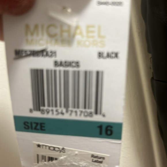 Michael Kors mixed media skirt. Black - Picture 7 of 7